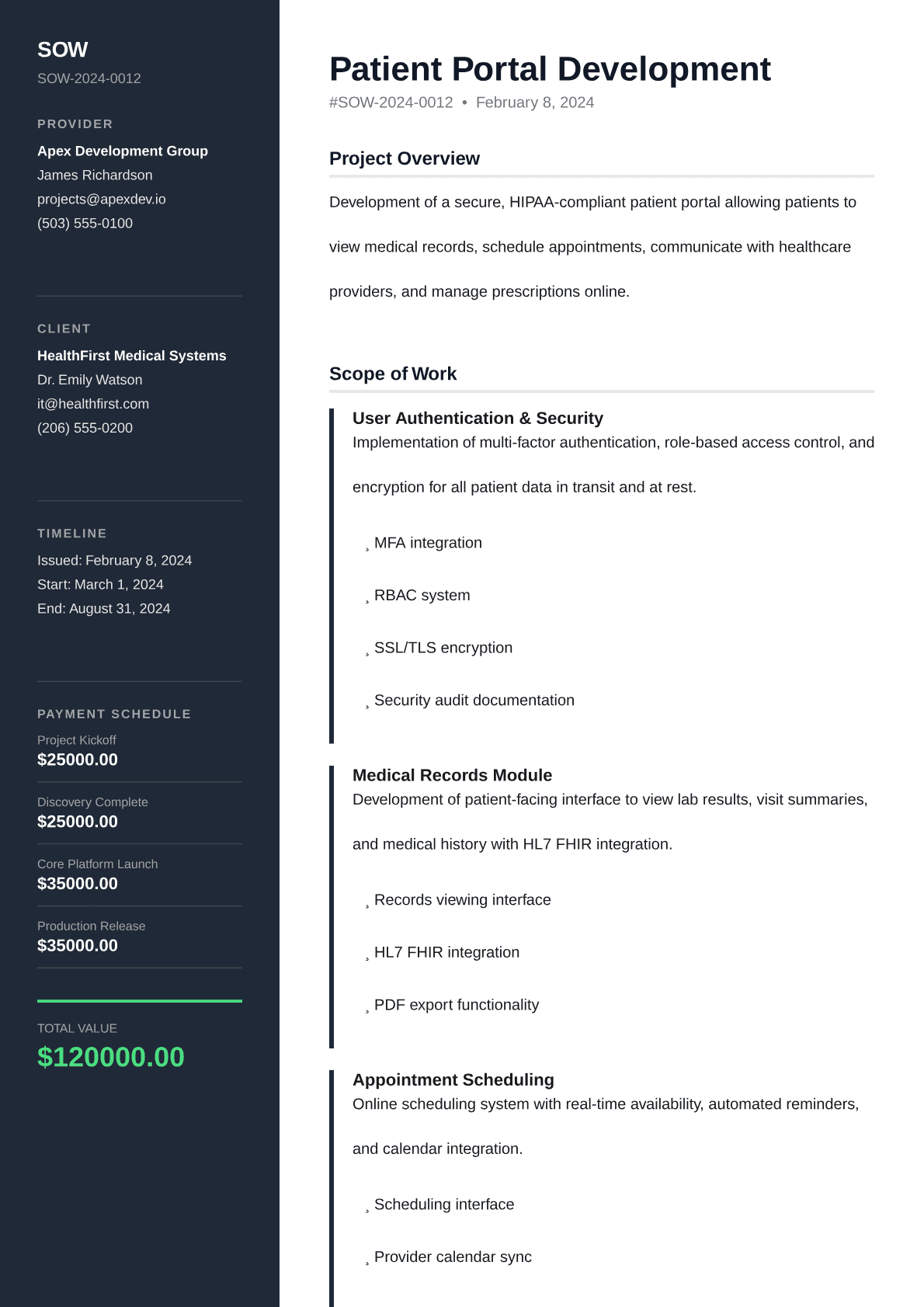 Sidebar sow template preview